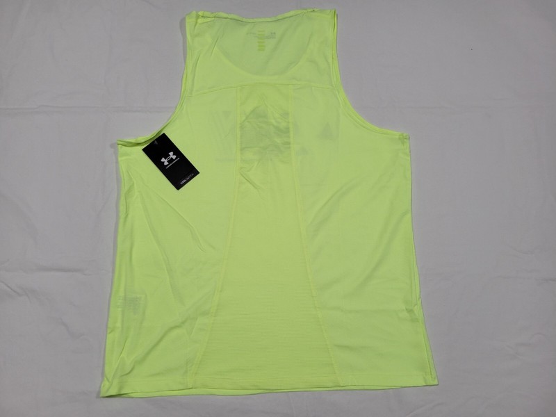 Under armour Cool Switch Run Singlet Mens Light weight Yellow 1371130-911 gallery