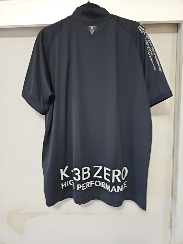 K-3B Zero High Performance Black Lightweight 1/4 Zip Short Sleeve Pullover SZ 4 gallery