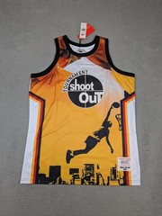 Headgear Classics Jersey Mens 3XL Yellow Above The Rim 2Pac #2 Shoot Out New