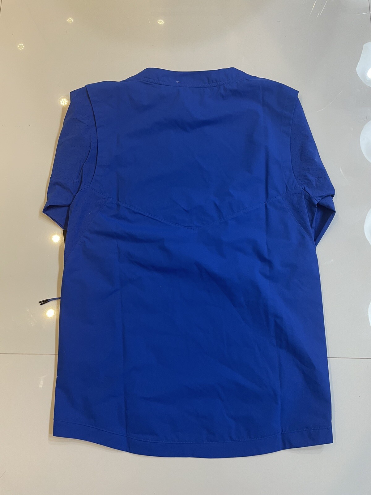 Nike Men’s Size Small Baseball Short Sleeve Blue Jacket 897383-493 gallery