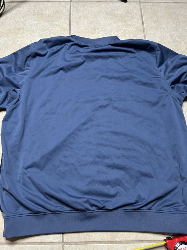 Nike Shield Victory Golf Crew Pullover In Diffused Blue Size L gallery