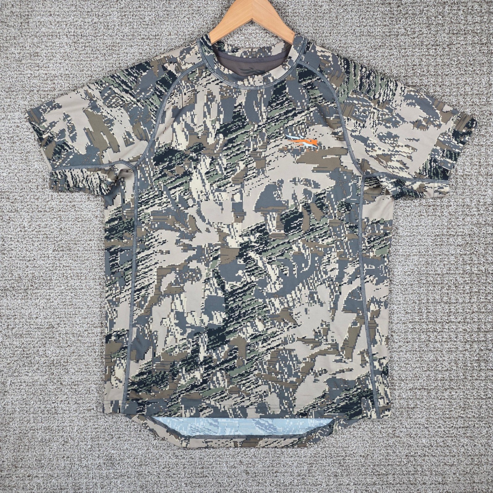 Sitka Core Lightweight Crew Short Sleeve Shirt Mens XL Optifade Elevated II Camo gallery