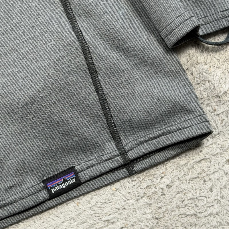 Patagonia Shirt Men Large Grey Midweight Capilene Baselayer Polartec Long Sleeve gallery