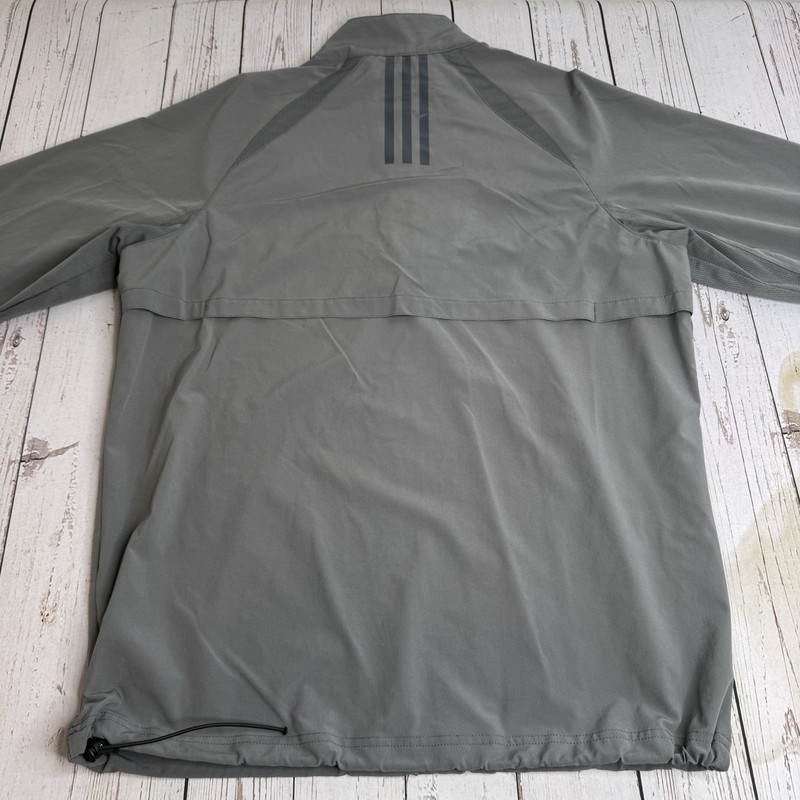 Adidas Golf 1/4 Zip Long Sleeve Vented Pullover Shirt Jacket Mens Small Gray gallery