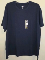 Athletic Works Men’s XL Moisture Wicking Tee NAVY BLUE Tri-Blend T-Shirt #10726