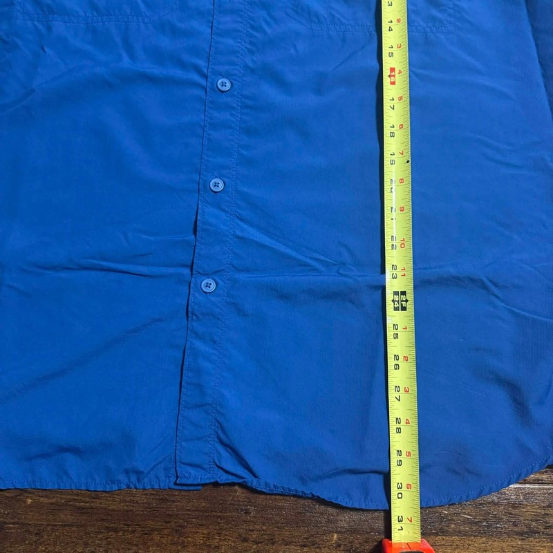Columbia Silver Ridge Shirt Mens XXL Long Sleeve Omni Shade Vented Fishing Blue gallery