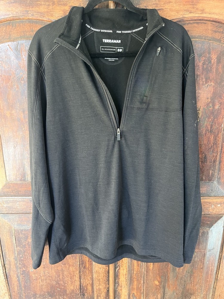 Terramar Men’s Pull Over Climasense XL Black 3.0