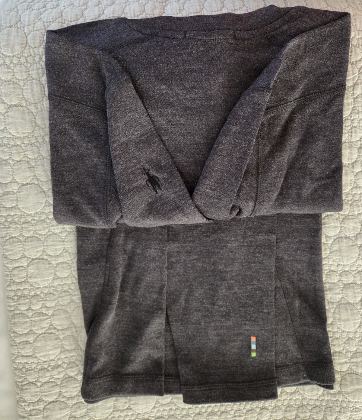 Smartwool Merino 250 Base Layer Crew Men's Clothing CHARCOAL HEATHER : Large 💚 gallery