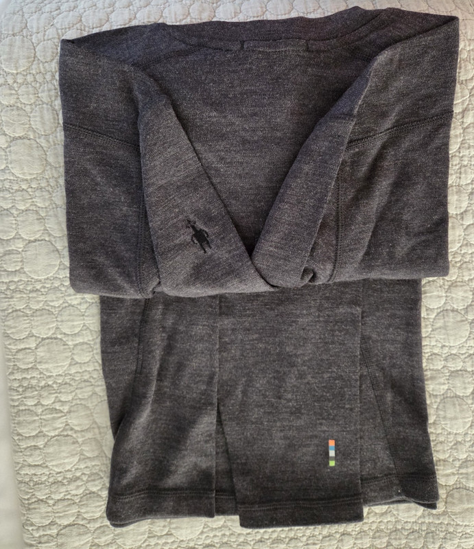 Smartwool Merino 250 Base Layer Crew Men's Clothing CHARCOAL HEATHER : Large 💚 gallery
