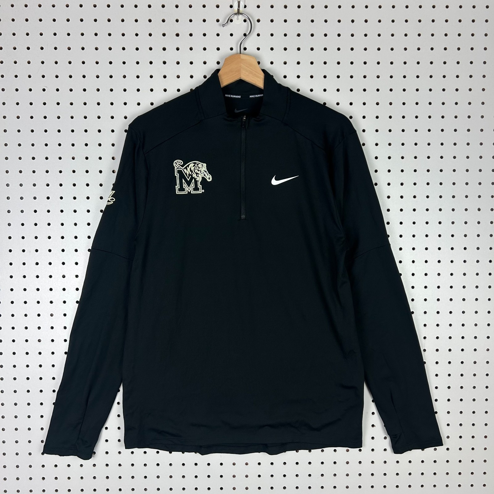 Nike 1 Cent Memphis Tigers Medium Quarter Zip Black Basketball Penny 901 Dri Fit gallery