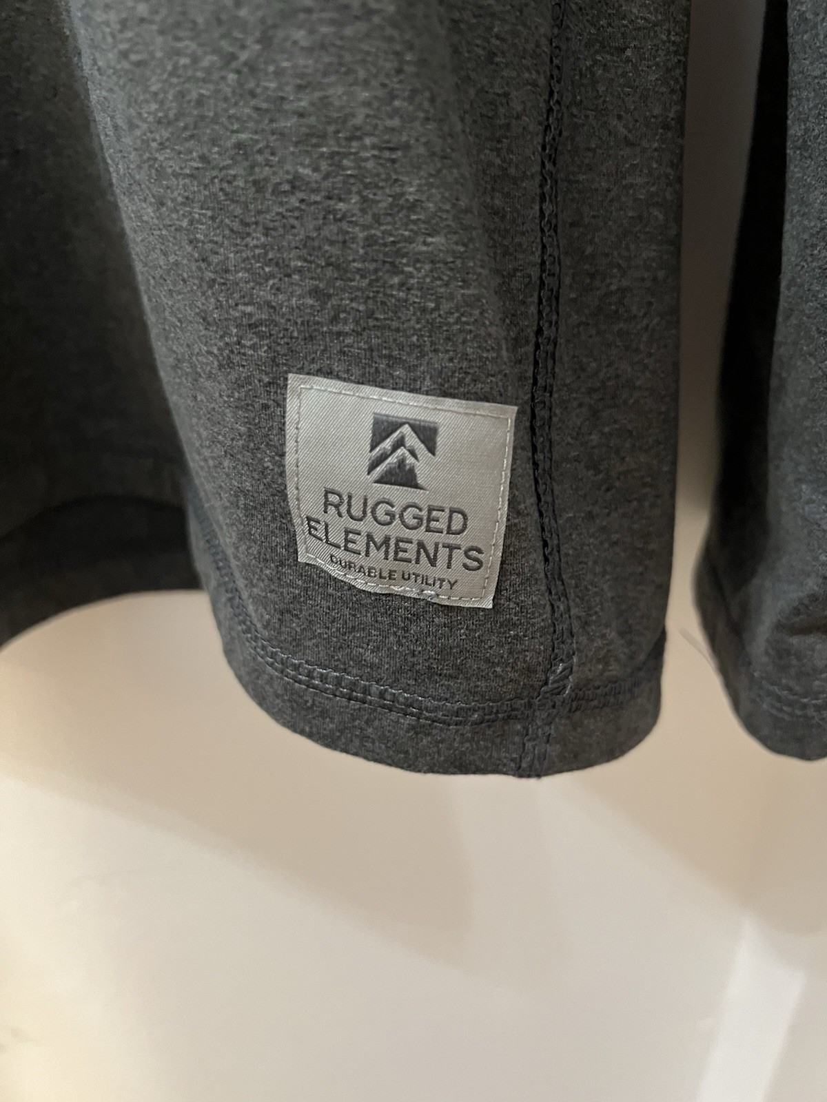 Men’s Rugged Elements Durable Utility Grey Fleece Long Sleeve Shirt gallery