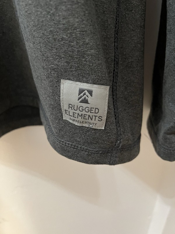Men’s Rugged Elements Durable Utility Grey Fleece Long Sleeve Shirt gallery