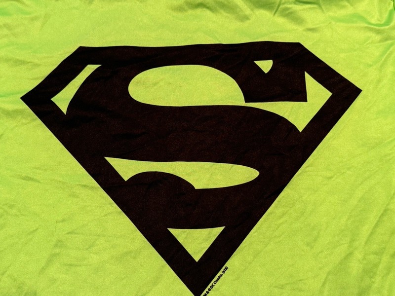 Medium Lot Under Armour Alter Ego Superman Compression Shirt HeatGear Green Red gallery