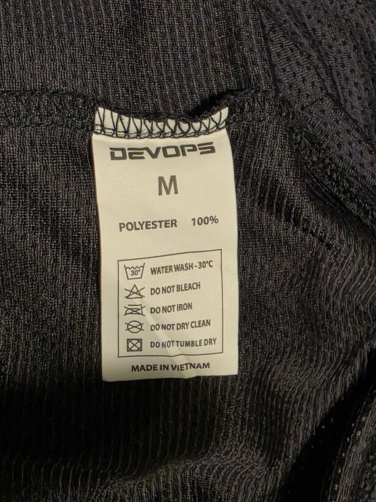 DEVOPS Shirt Men's Medium Grey Training Workout Sleeveless Tank Top gallery
