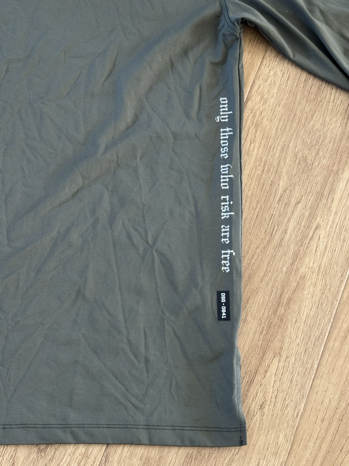 ASRV Aerosilver Shorts Sleeve Training Shirt Men’s Small Dark Green gallery