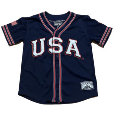 Steve & Barry’s Vintage USA Baseball Jersey Size 18-20 July 4th America