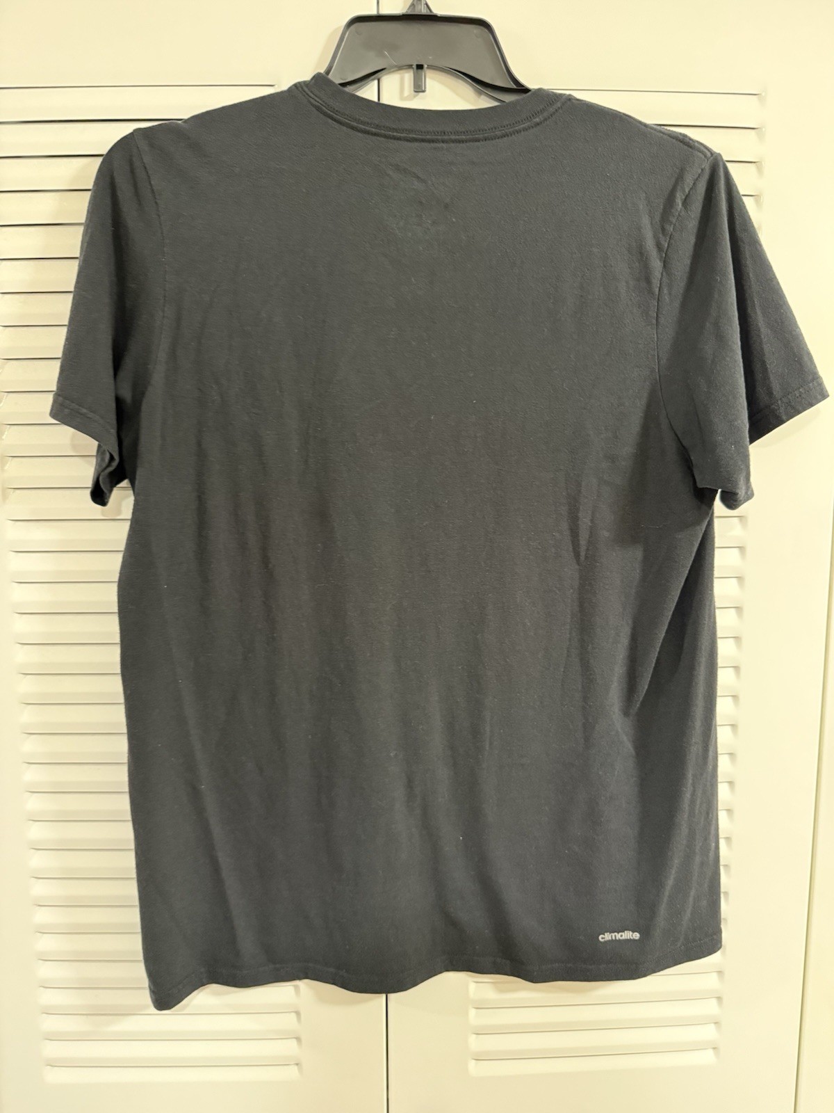 adidas Climalite The Go-To Performance Tee Men’s L Black Short Sleeve Crew Logo gallery