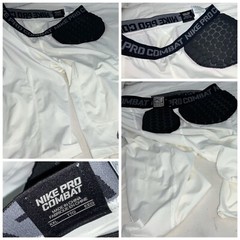 Under Armour Pro Combat Padded Compression Short XXL Men White NWOT YGI D0-431