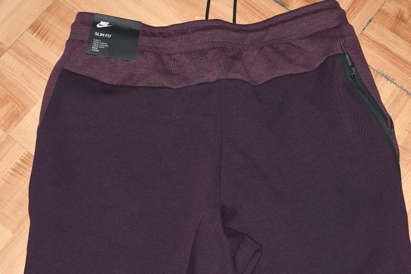 NIKE TECH FLEECE SLIM FIT PORT WINE MENS SPORTSWEAR PANTS - SIZE MEN'S LARGE gallery