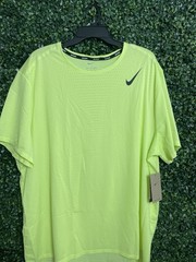 Men’s Size XXL Nike Shirt Volt Yellow Aeroswift Dri Fit ADV Racing Running Top