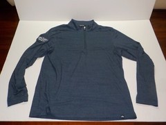 Travis Mathew 1/4 Zip Pullover Mens L Blue Lightweight Great Lakes Honda (0618)