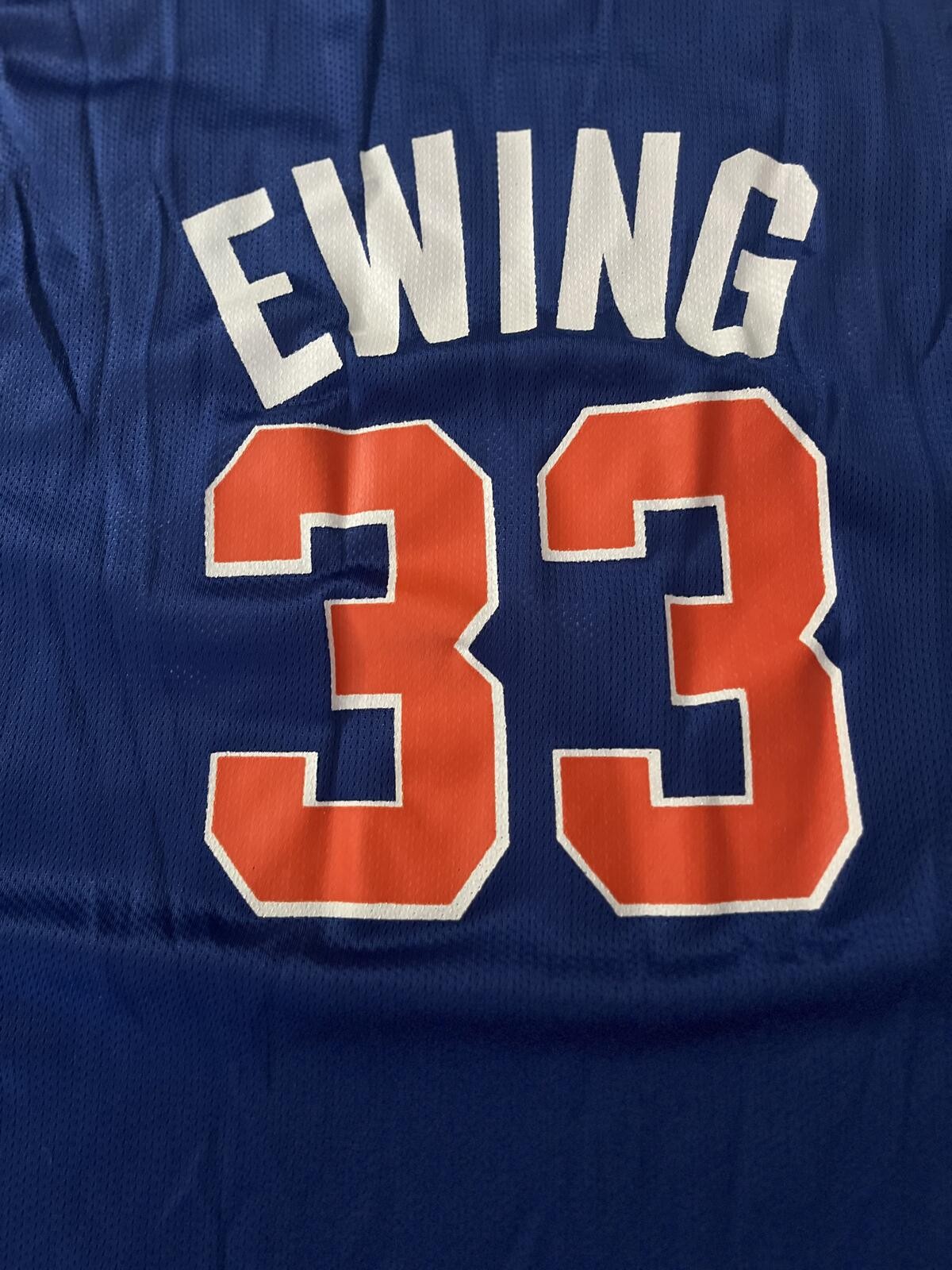 Vintage Patrick Ewing Jersey NY Knicks #33 Made in USA 48 gallery