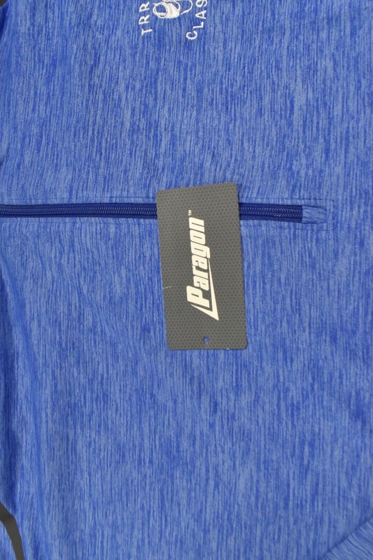 Paragon 1/4 zip active sweatshirt size 2XL polyester long sleeve blue NWT- D0054 gallery