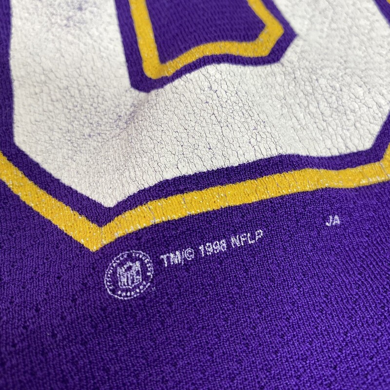 Vintage Sport Attack Minnesota Vikings Chris Carter Mesh Jersey T Shirt Size M gallery