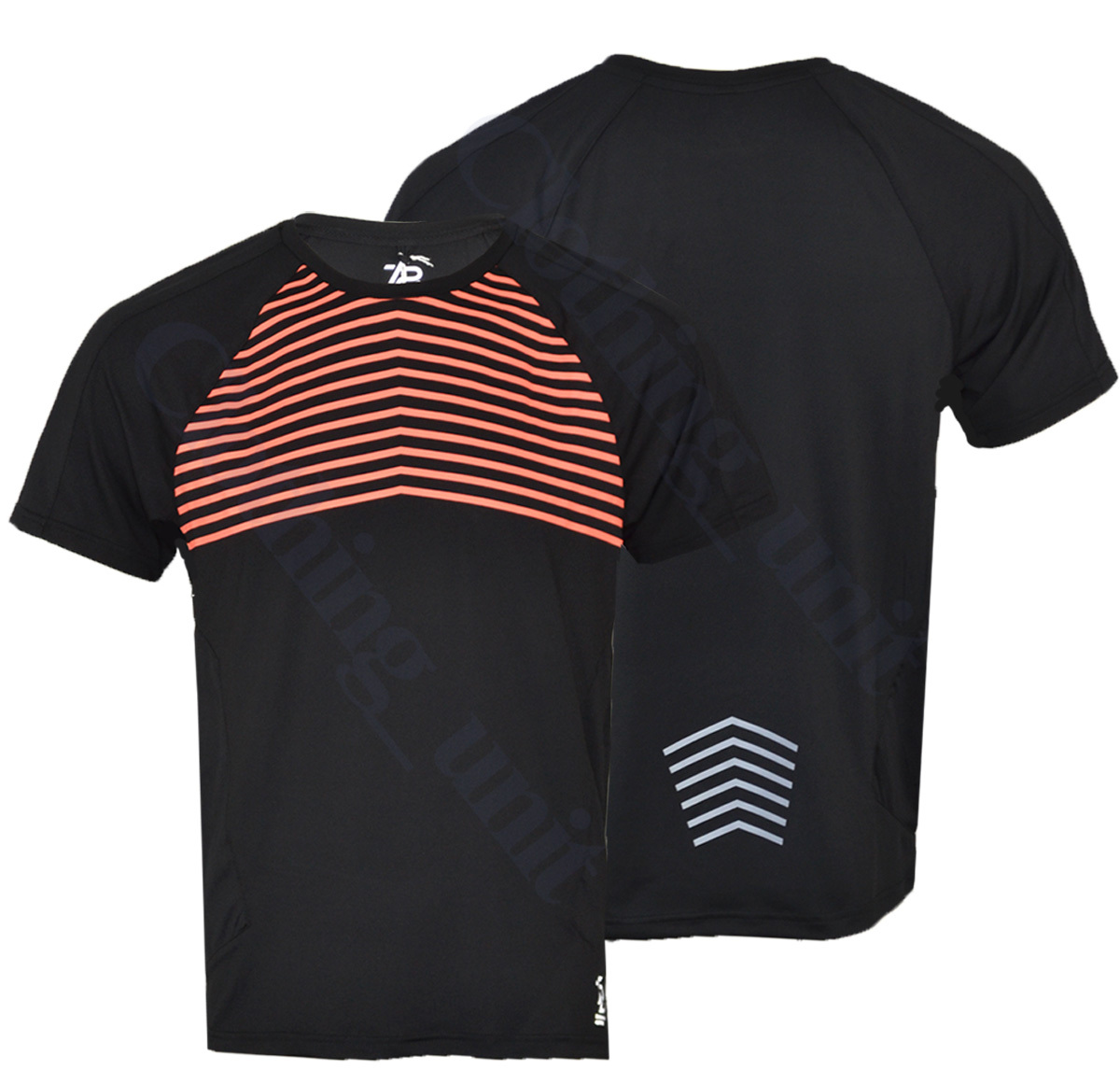 Mens Short Sleeved Light Reflective Running/Gym T Shirts Vest Muscle Neon S-XXL gallery