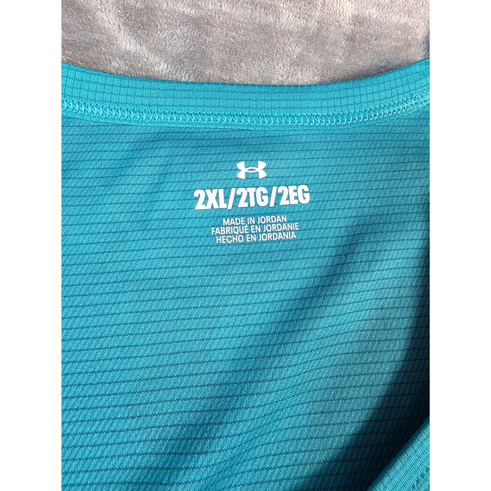 Under Armour Coolswitch Vented Shirt Mens 2XL Teal Blue Mesh Athletic NWT gallery