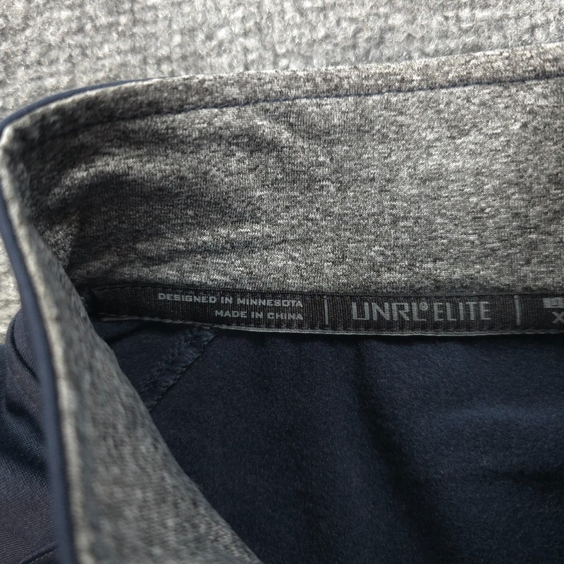 UNRL Shirt Mens XS Blue Elite Quarter Zip II Performance Golf Running Gym NEW gallery