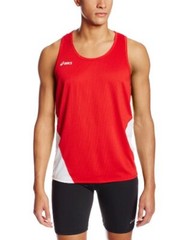 ASICS Men’s Wicked Wrestling Singlet Red/White – Small
