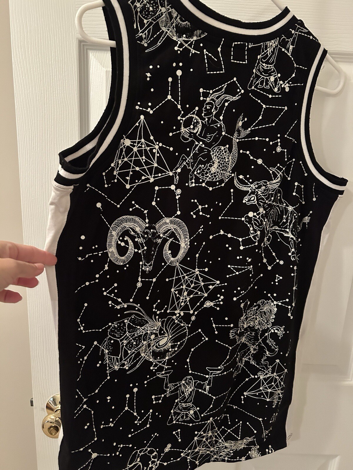 Men’s Black Pyramid Basketball Jersey Size Small gallery