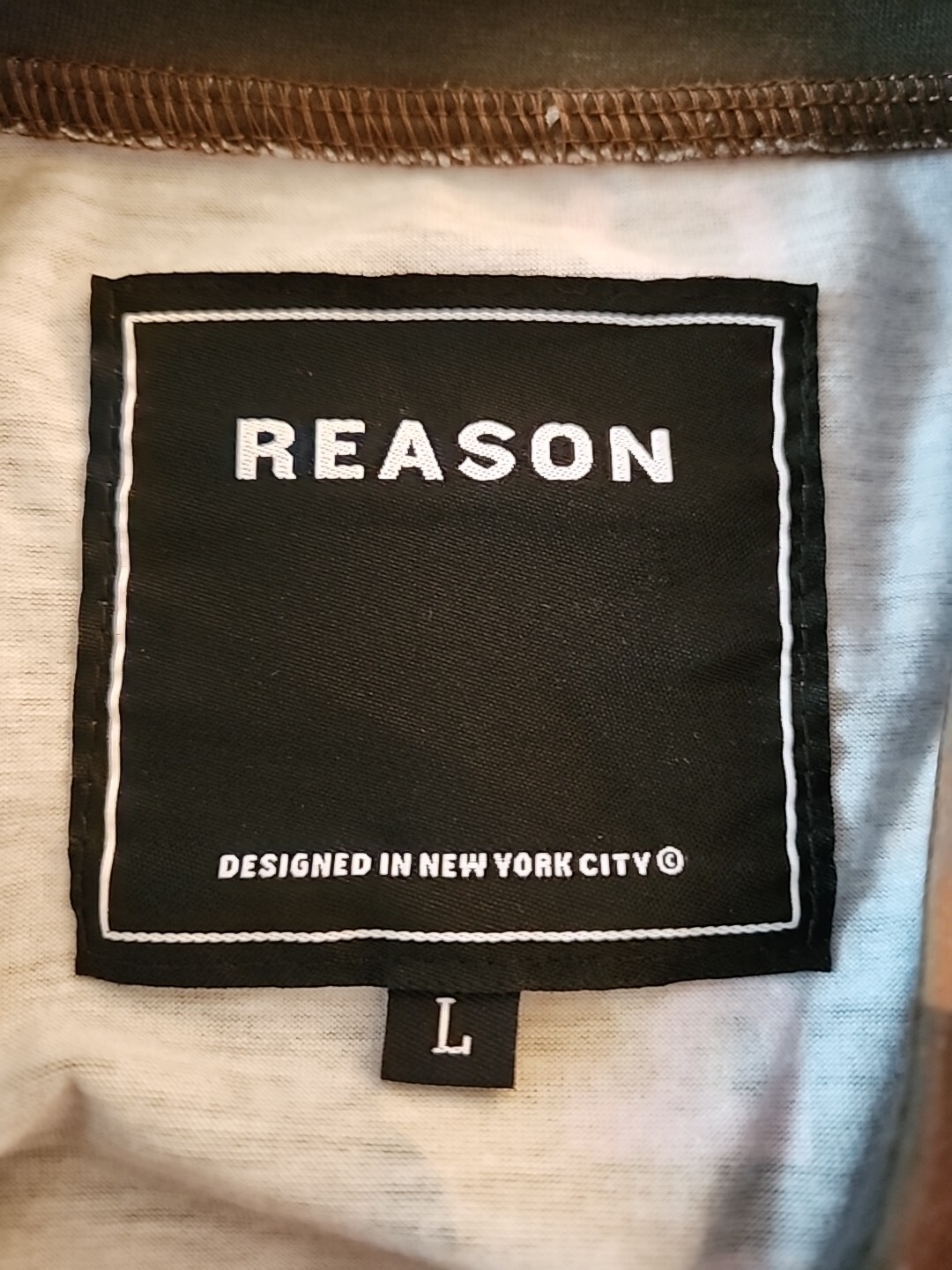 Reason Supply Co. Camo Pink Long Sleeve Shirt Polyester Men's Size Large gallery