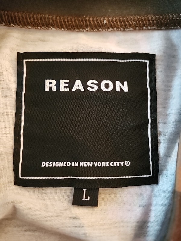 Reason Supply Co. Camo Pink Long Sleeve Shirt Polyester Men's Size Large gallery