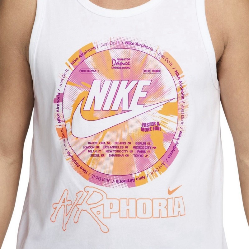 Nike Tank Top Size Medium Mens White Sportswear Air Phoria $35 gallery