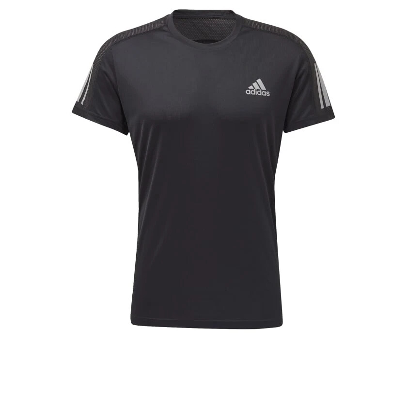 adidas men Own the Run Tee - Black gallery