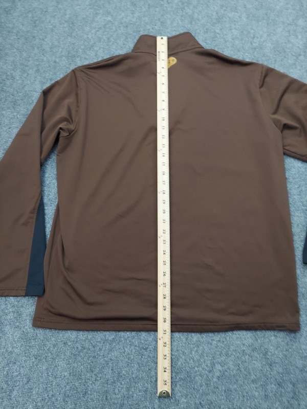 Under Armour Tactical Pullover Shirt Mens 2XL Brown Black 1/4 Zip Mid Weight gallery
