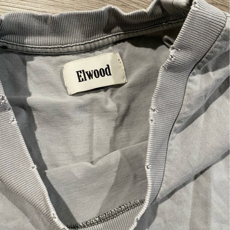 Elwood Men's Gray Sleeveless Shirt Distressed Destroyed gallery