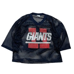 Vintage Mesh Cropped Football Jersey Giants #11 USA Made Garan 80s Rare