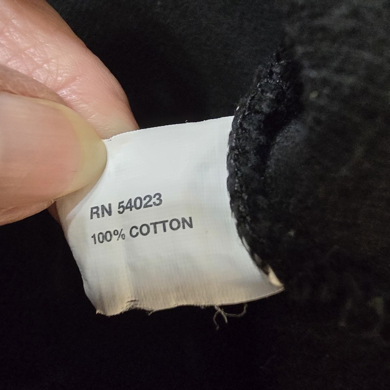 Gap Men's Large, Black, Heavyweight Rib Knit Cotton Baselayer gallery