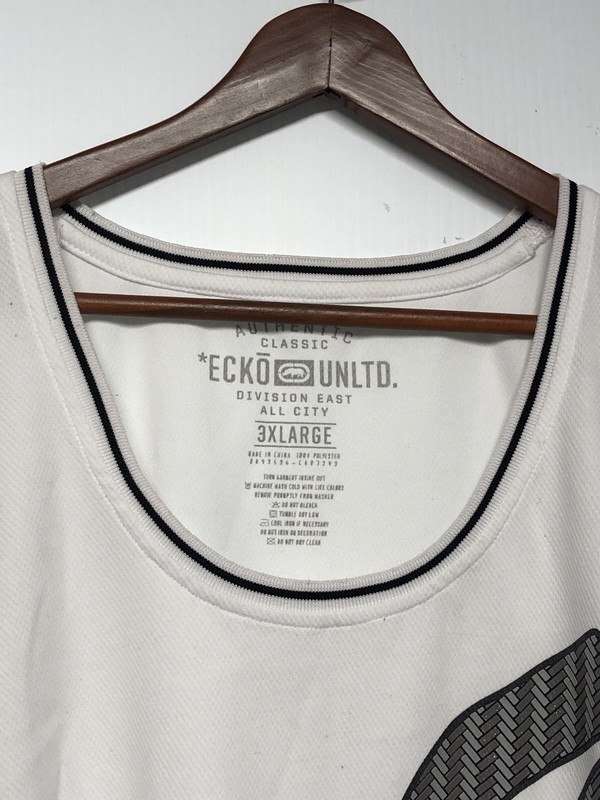 Ecko Unltd. Rhino Logo Graphic Basketball Style Jersey Tank Top 3XL XXL Y2K gallery