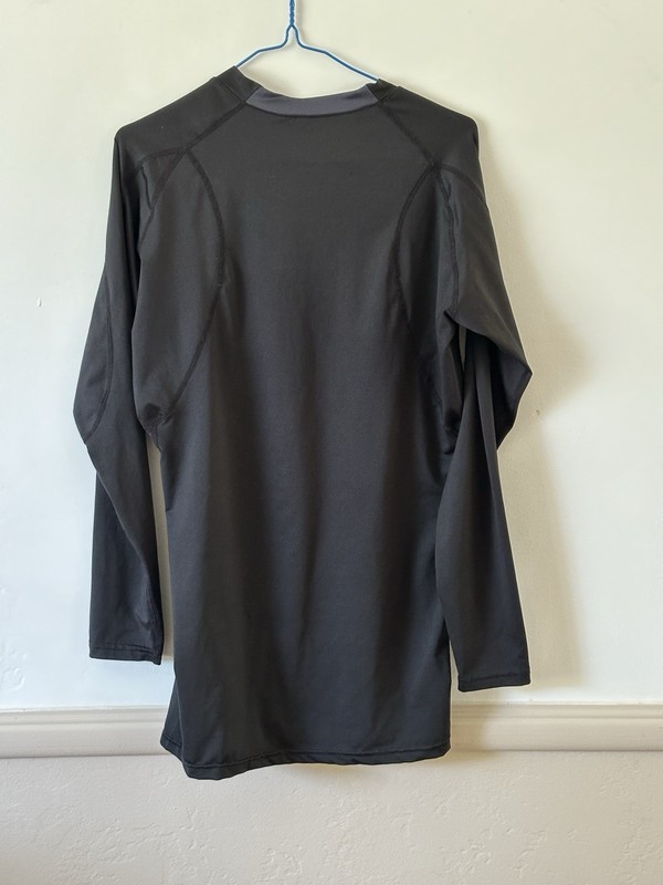 Tesla Compression Shirt Men’s Size L Black Athletic Long Sleeve Stretch Large gallery