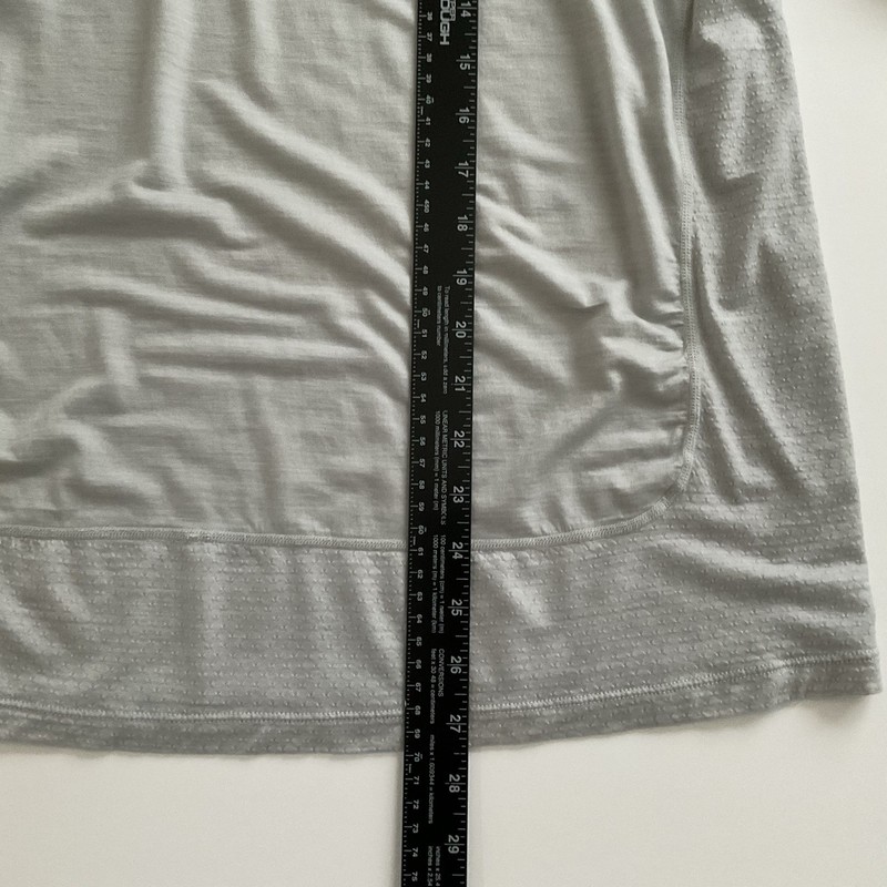 Icebreaker Merino Blend 125 ZoneKnit Long Sleeve Top XL Gray Thermal Base Layer gallery