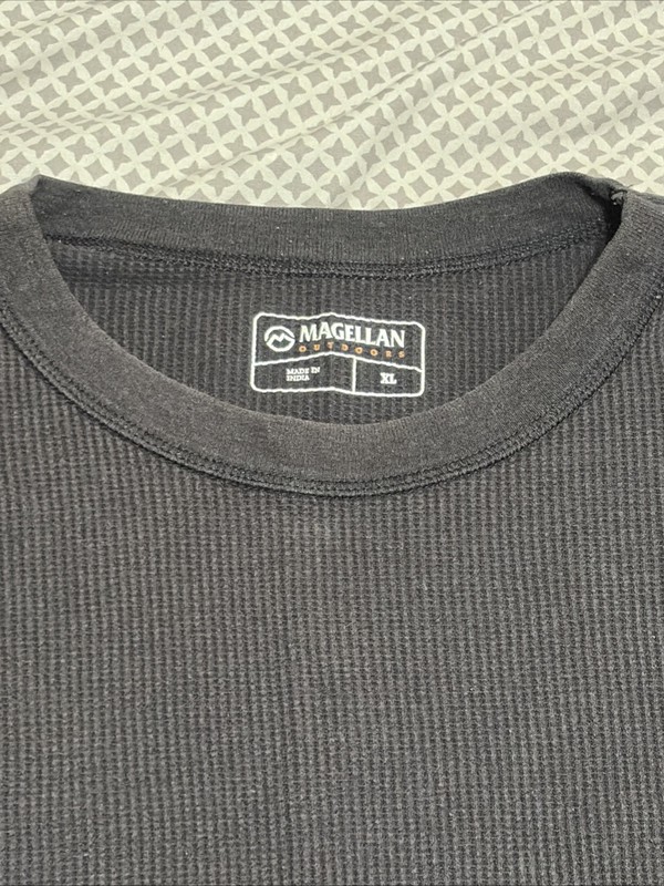 Magellan Outdoor Base Camp Thermal Men's XL Black Long Sleeve gallery