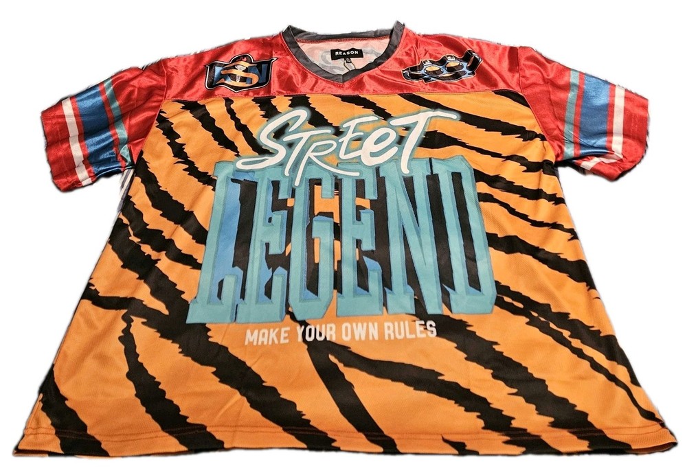 Reason NYC The Goon Tiger Logo Street Legend Make Your Own Rules Jersey XL NWT