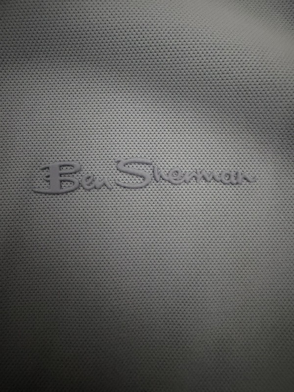 Ben Sherman Men's Quarter Zip Active Stretch Sport Blue, Large NWOT gallery