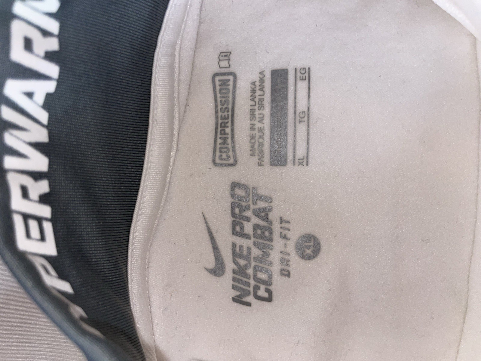 Air Force Mens XL Nike Pro Combat Compression Long Sleeve Turtleneck gallery