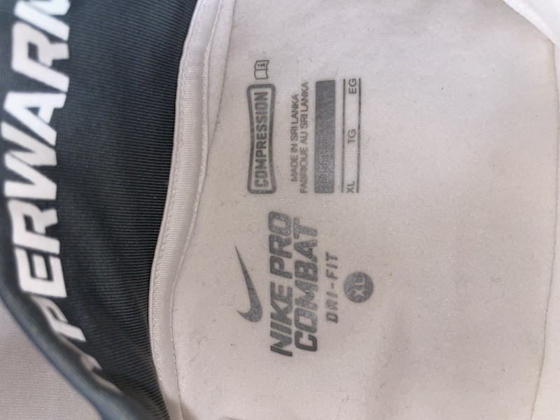Air Force Mens XL Nike Pro Combat Compression Long Sleeve Turtleneck gallery