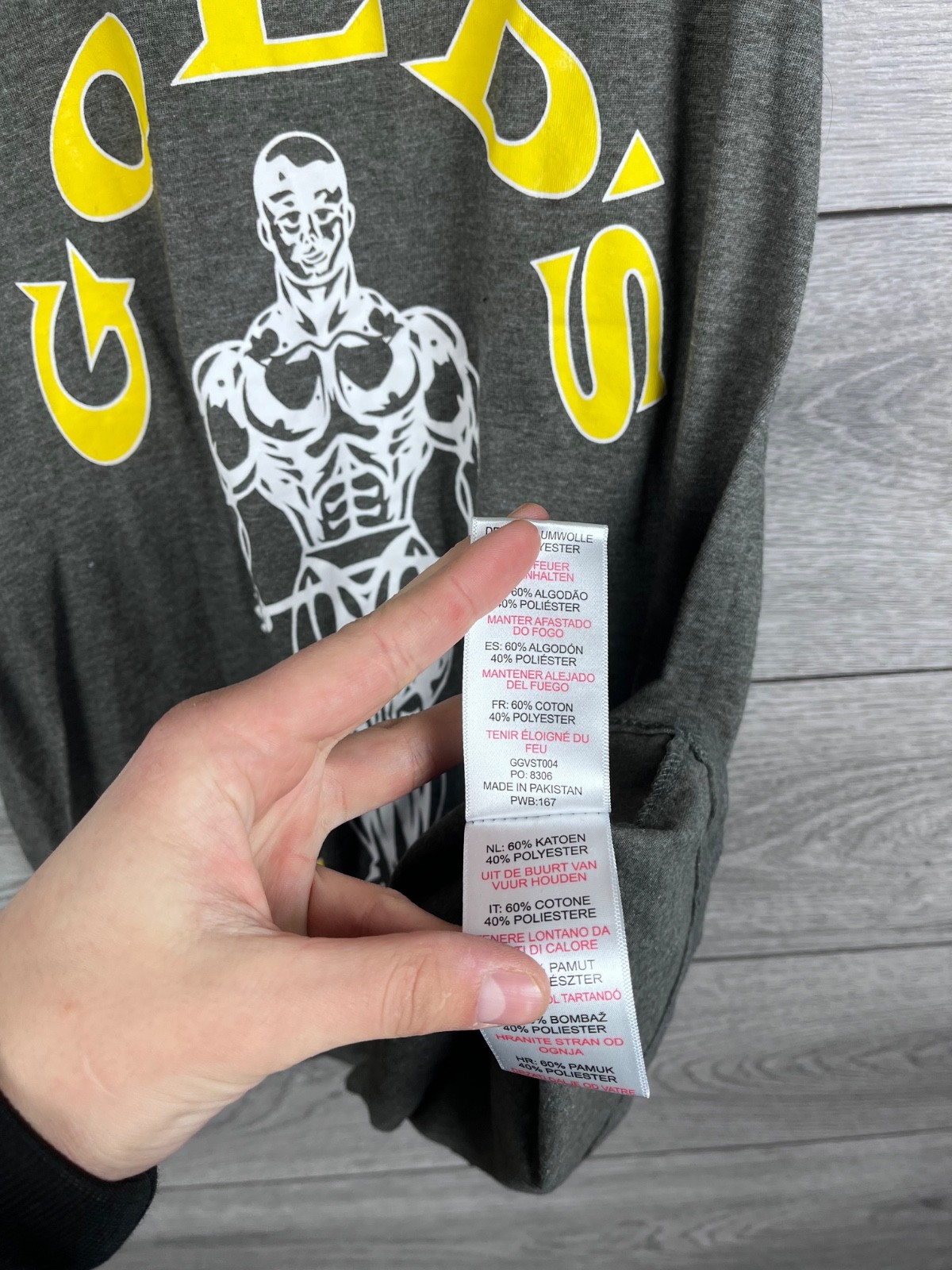 Golds Gym Stringer Vest Mens Contrast Muscle Joe Sleeveless Workout Tank size xl gallery